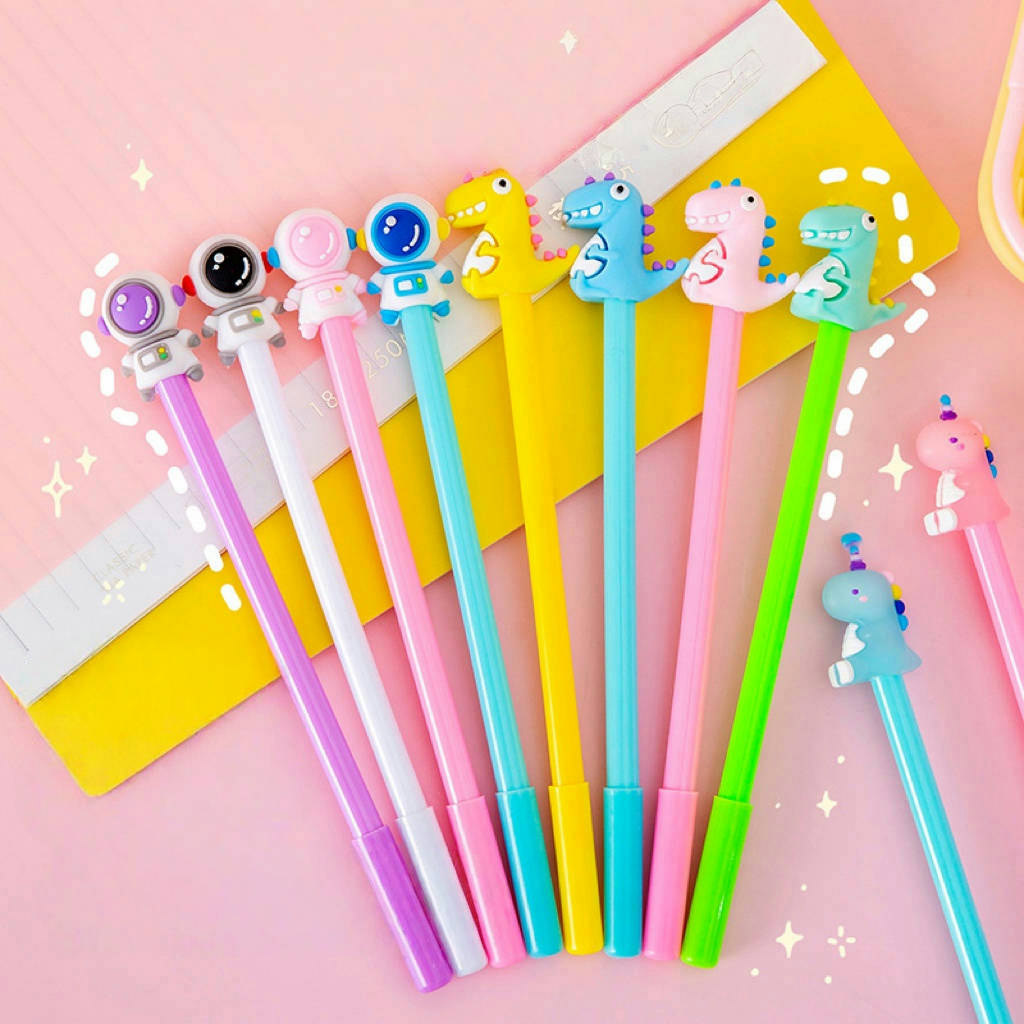 Bút gel hoạt hình dễ thương in logo theo yêu cầu là quà tặng phù hợp với ngân sách tiết kiệm và giúp truyền thông hiệu quả