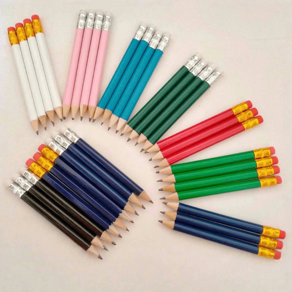Bút chì gỗ mini ruột HB nhỏ gọn, tiện lợi, là quà tặng cho các chiến dịch marketing, sự kiện, hoặc trong trường học