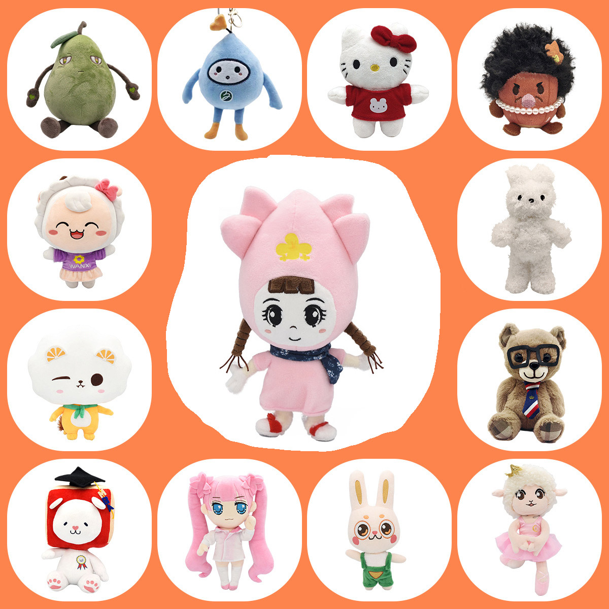 Thú bông may theo yêu cầu, có in logo, sản xuất merchandise theo thiết kế công ty và làm quà tặng tăng sự nhận diện cho thương hiệu