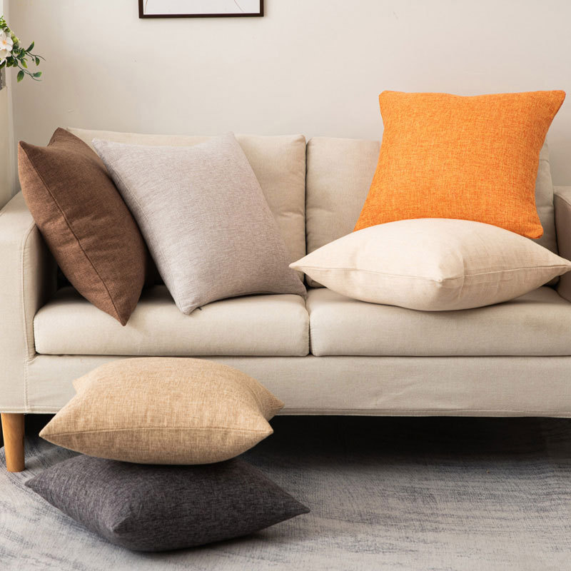 Vỏ gối cotton đơn giản thanh lịch. Sản phẩm lý tưởng để làm quà tặng và trang trí. In/Thêu logo theo yêu cầu. Giá cạnh tranh