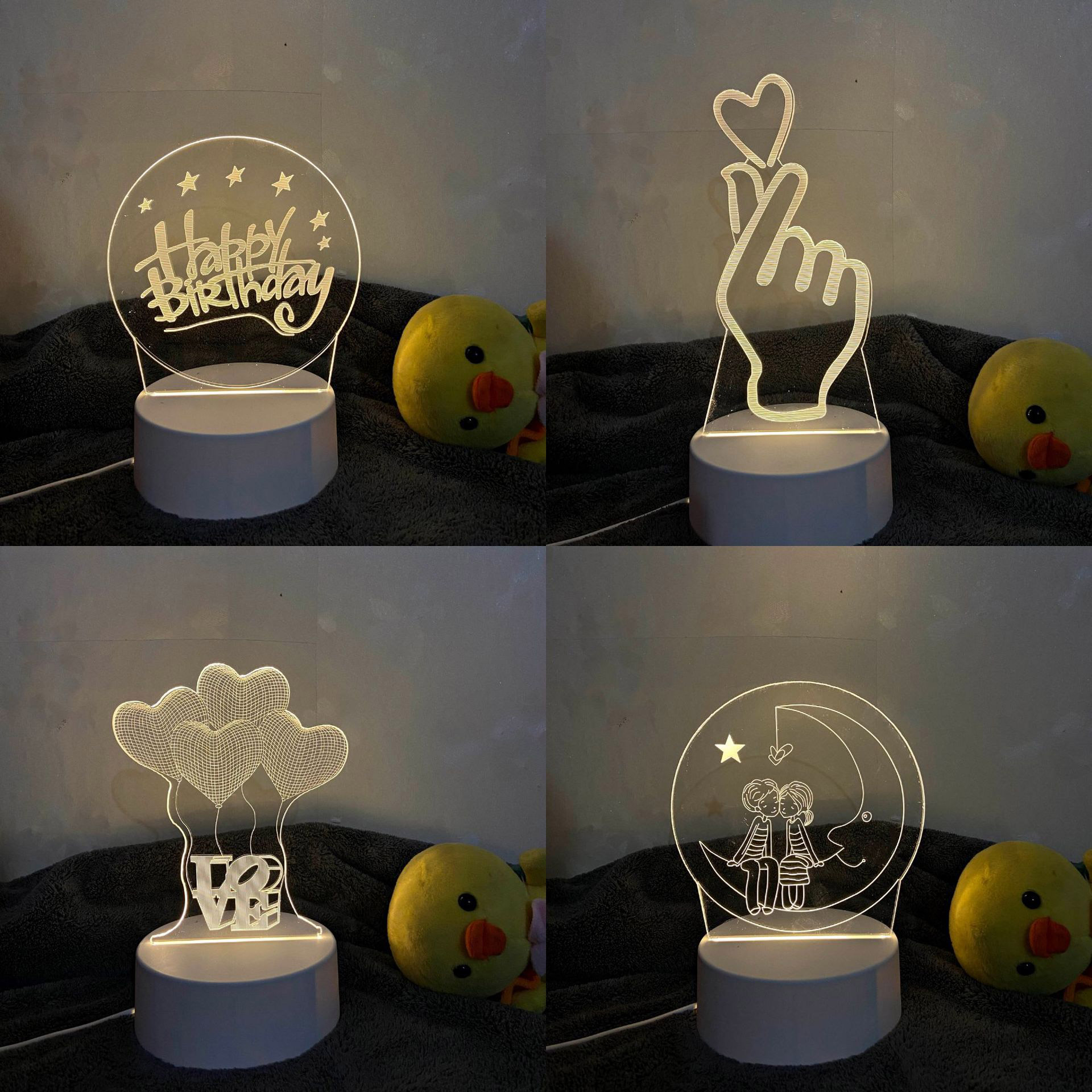 Đèn ngủ LED 3D sáng tạo tạo nên những hình ảnh 3D sắc nét, sống động, độc đáo và lạ mắt. Kích thước: 95mm*150mm. Tùy chỉnh in logo theo yêu cầu
