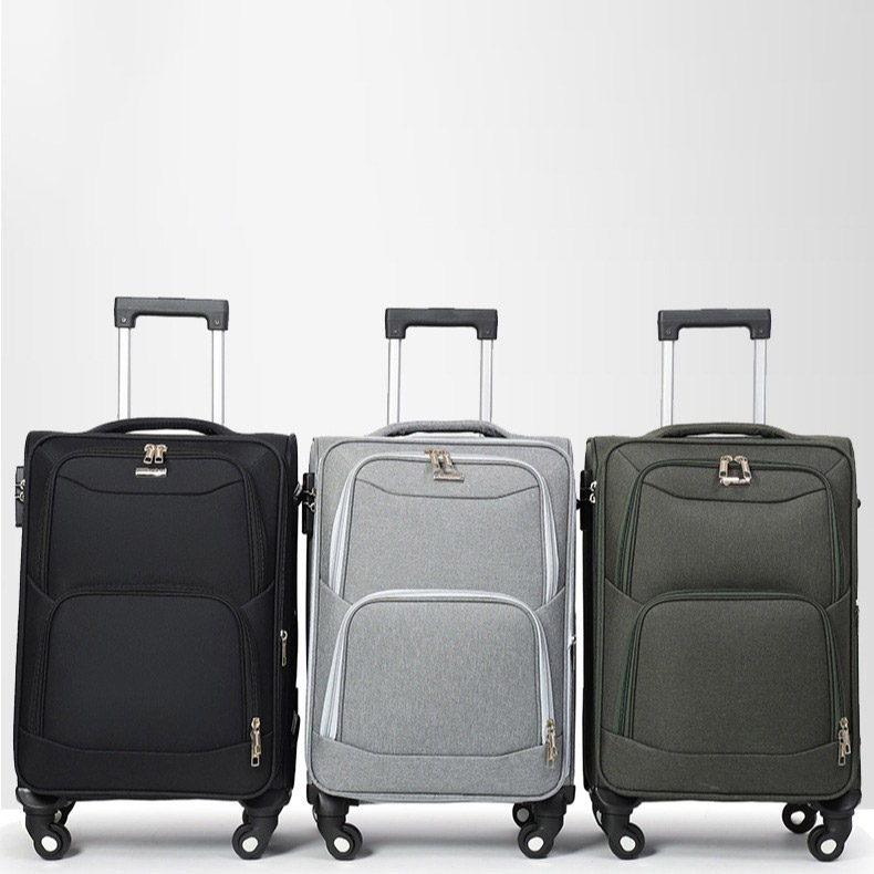Vali vải Oxford nhiều size. Vali bền, khả năng chống thấm tốt mà còn mang lại vẻ ngoài hiện đại, tinh tế. Kích thước: 20 – 24 – 28inch