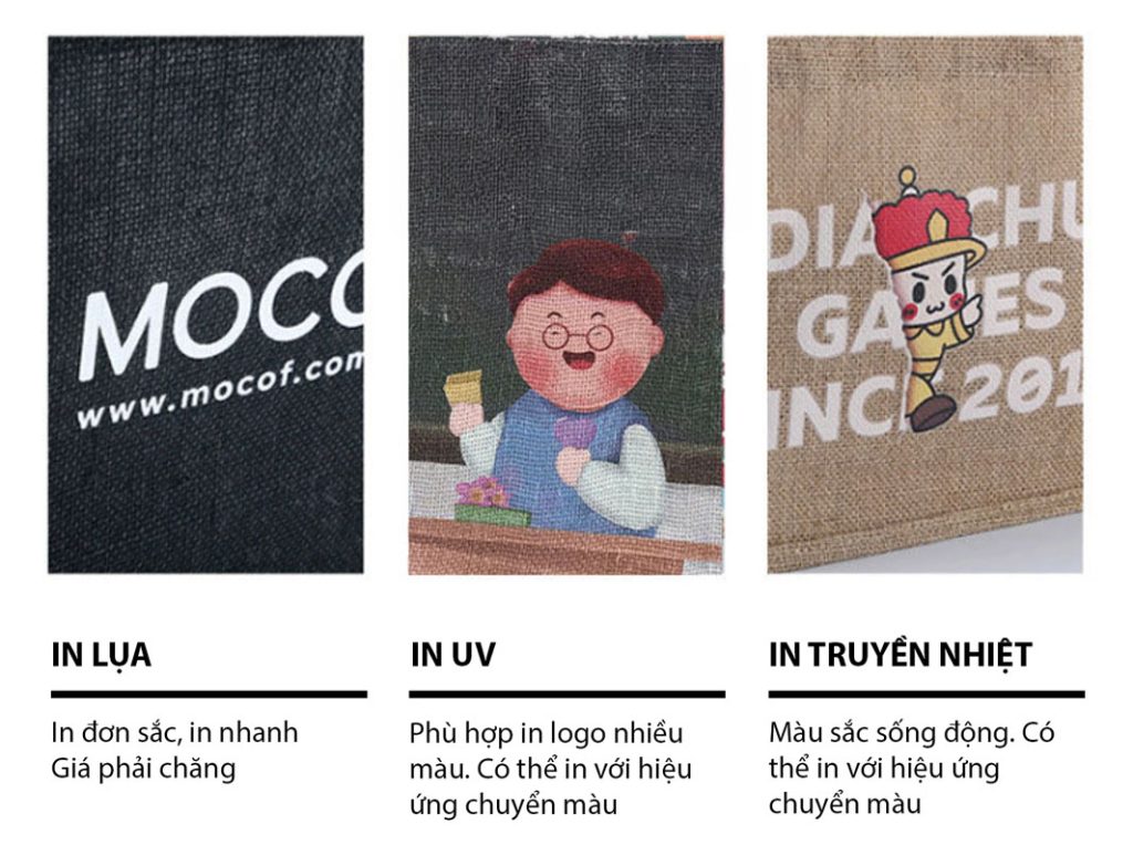 Các kỹ thuật in logo lên túi theo yêu cầu - quà tặng in logo giá rẻ
