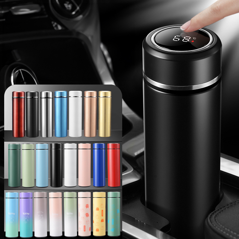 Bình giữ nhiệt 500ml thông minh. Có tính năng hiển thị nhiệt độ thông minh giúp kiểm soát nhiệt độ. In logo theo yêu cầu