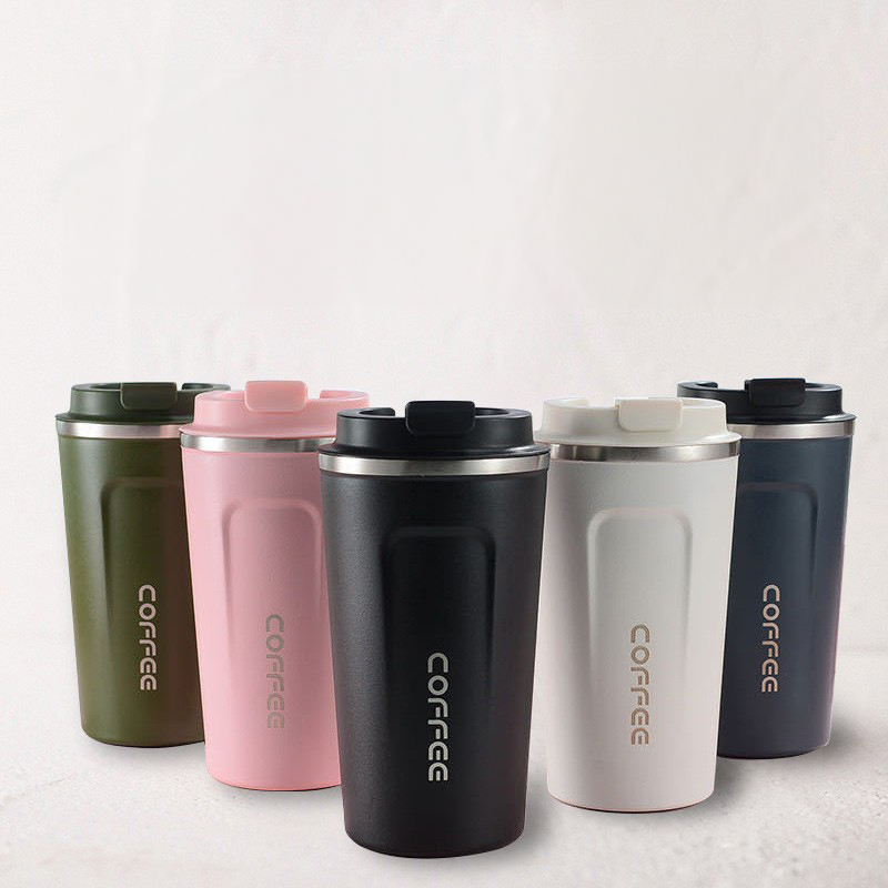 Ly giữ nhiệt thép không gỉ dạng cốc cà phê 380ml | 510ml. In Logo theo yêu cầu. Quà tặng doanh nghiệp chuyên nghiệp, tận tâm và tinh tế
