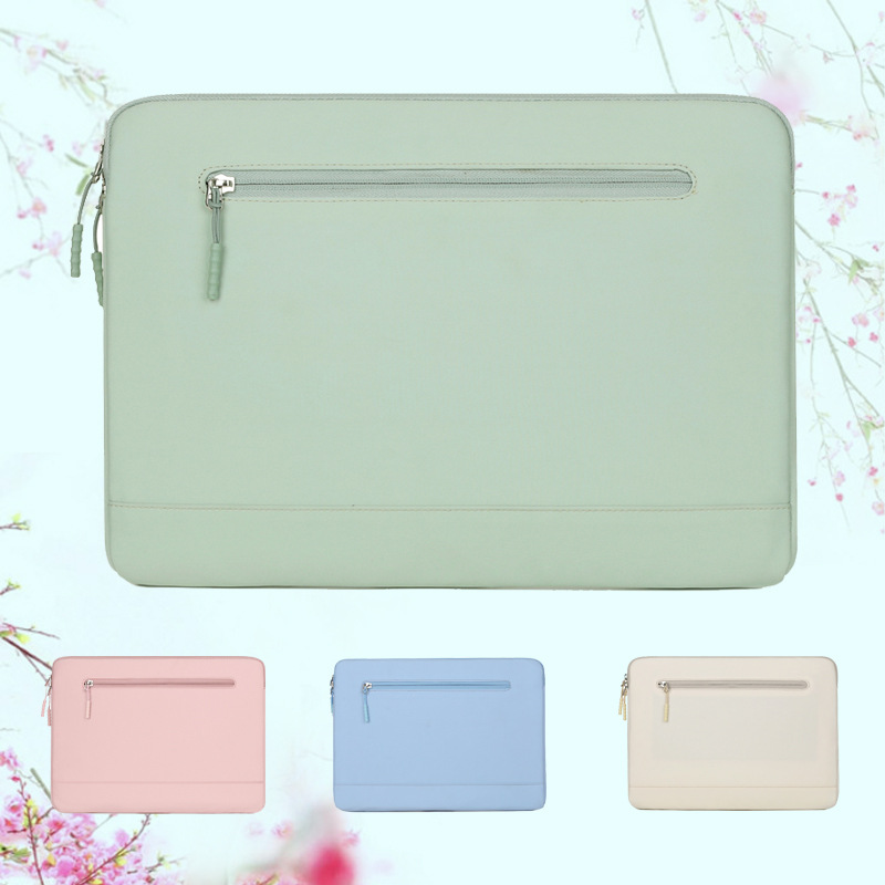 Túi đựng laptop chống sốc chống nước. In logo theo yêu cầu. Màu sắc: Tro | Be | Lam | Lục | Hồng. Phù hợp với máy tính xách tay từ 13 đến 15,6 inch.
