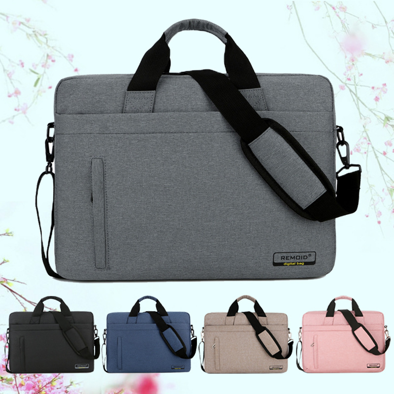 Túi laptop chống sốc chống thấm có quai xách tay và dây đeo chéo. Kích thước: 14inch, 15inch, 17inch. In Logo theo yêu cầu