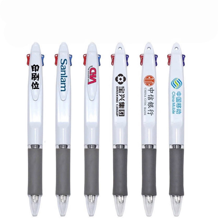 Bút bi nhựa 2 ngòi đỏ và xanh, in logo theo yêu cầu. Kỹ thuật in: Theo yêu cầu (In lụa | In UV | In laser). Chiều dài: 140mm