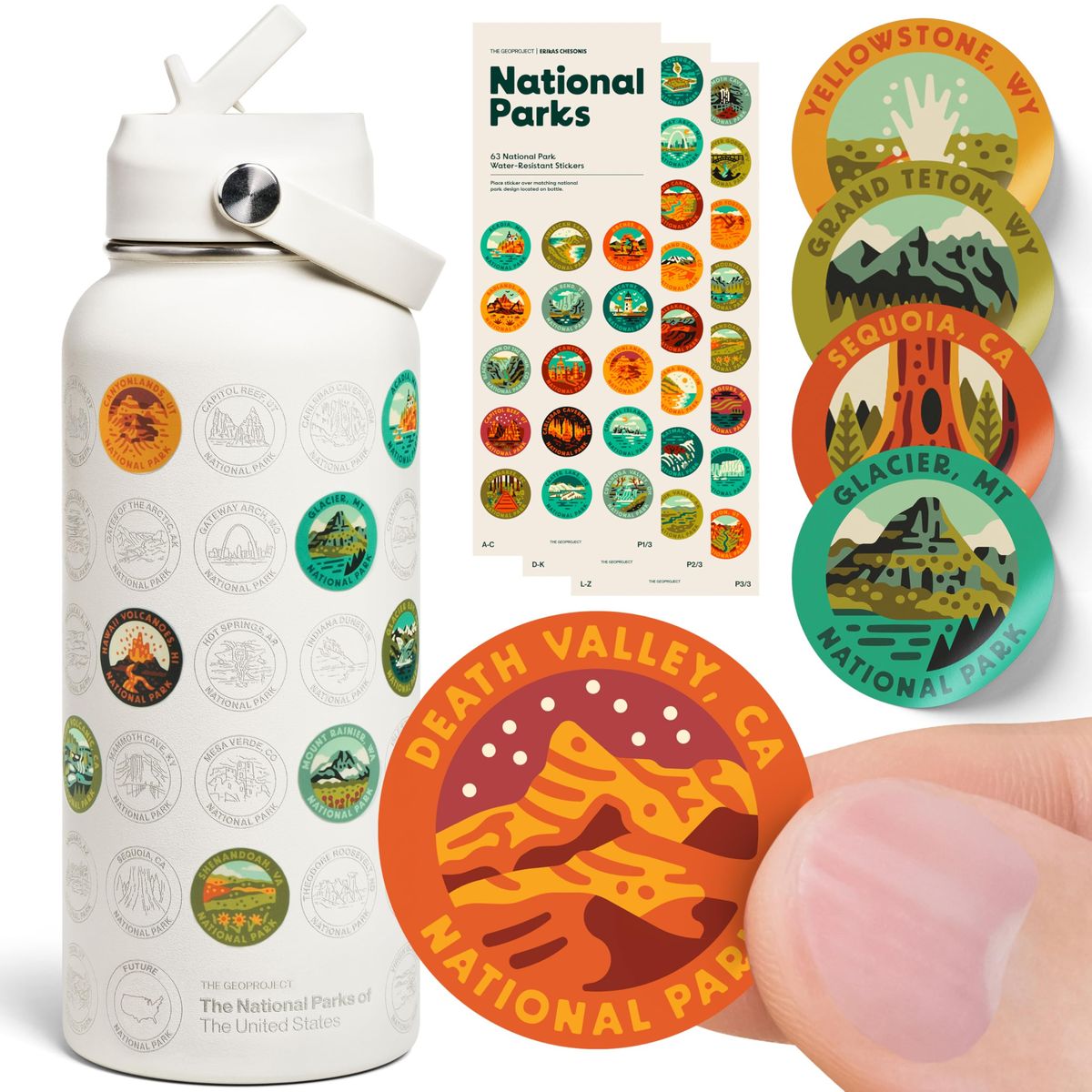 Khám phá case study thành công nhất trong ngành du lịch và outdoor: “Bucket List” – Bình nước & Bộ Sticker của National Parks