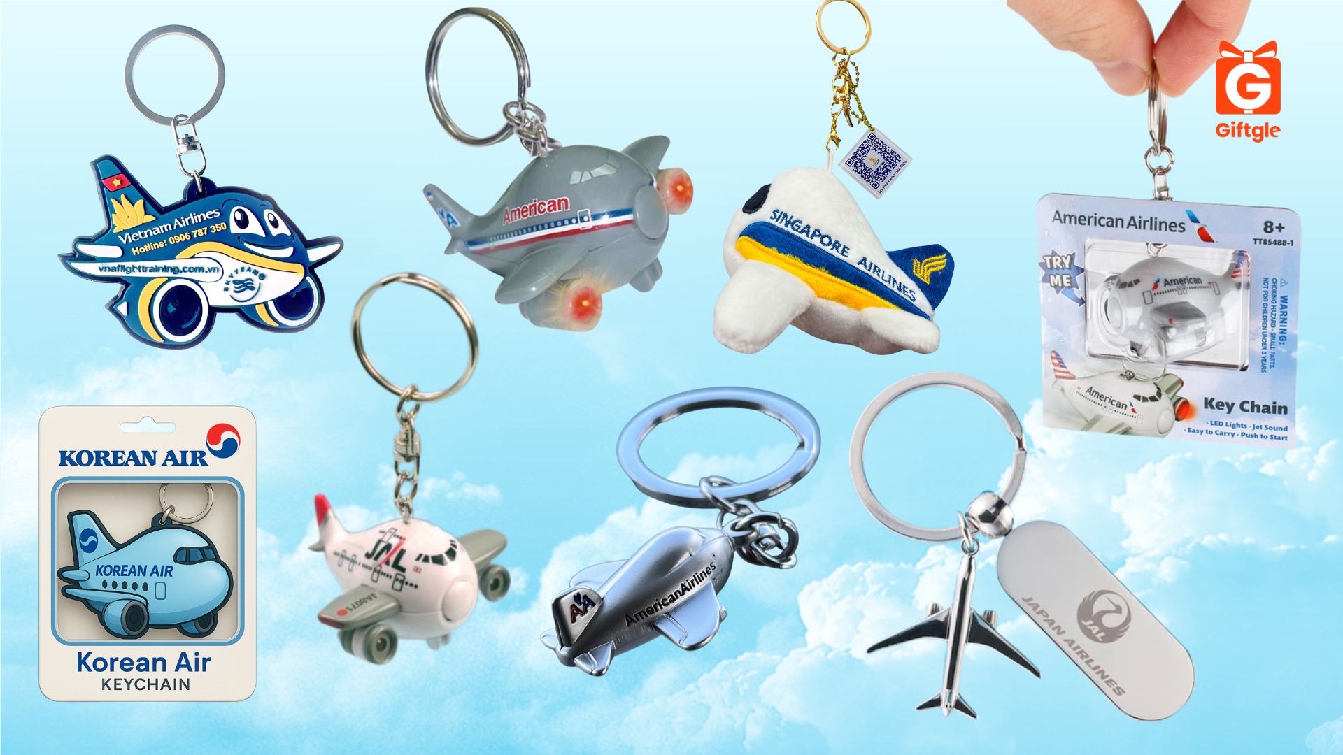 Tổng hợp các ý tưởng làm móc khoá quà tặng giá rẻ của các thương hiệu hàng không. Biến vật dụng nhỏ bé này thành “đại sứ thương hiệu”