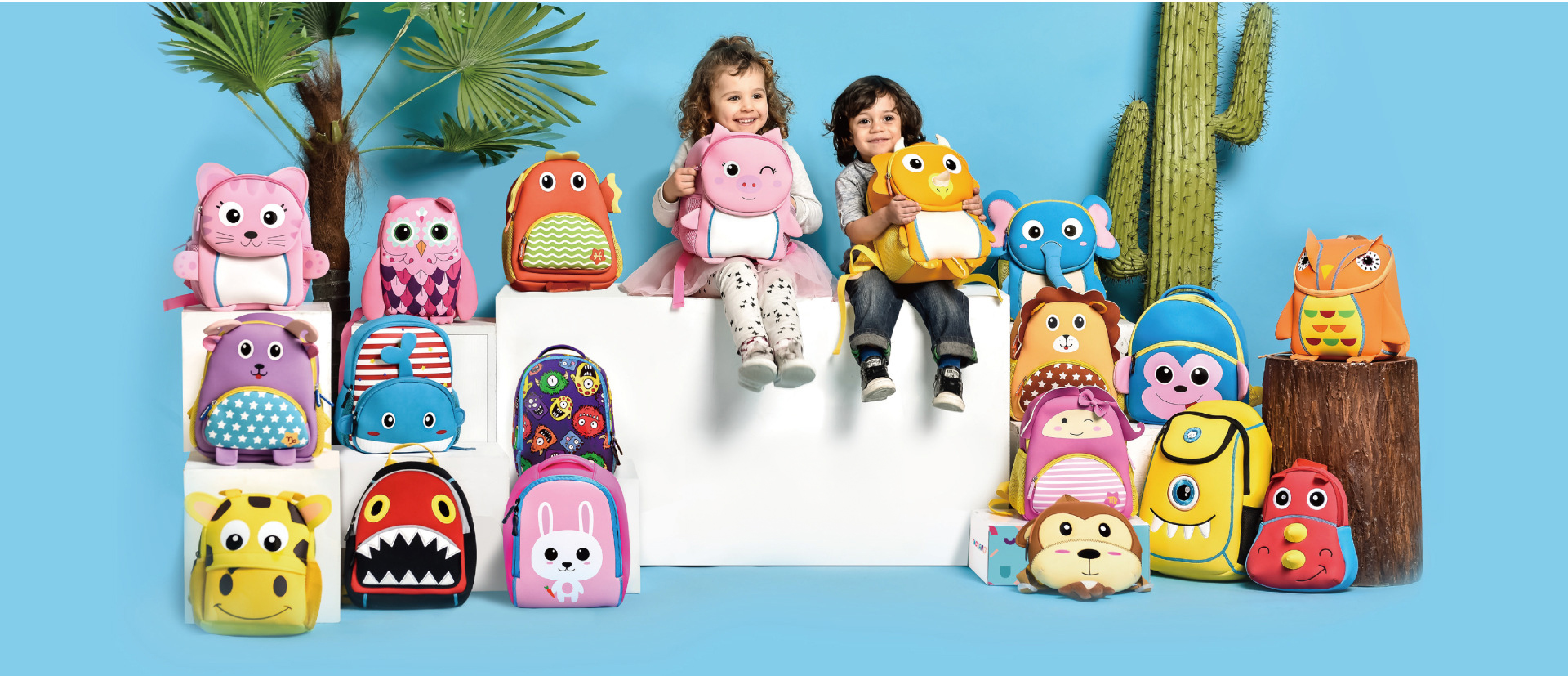 Balo hình thú dễ thương in logo theo yêu cầu 6