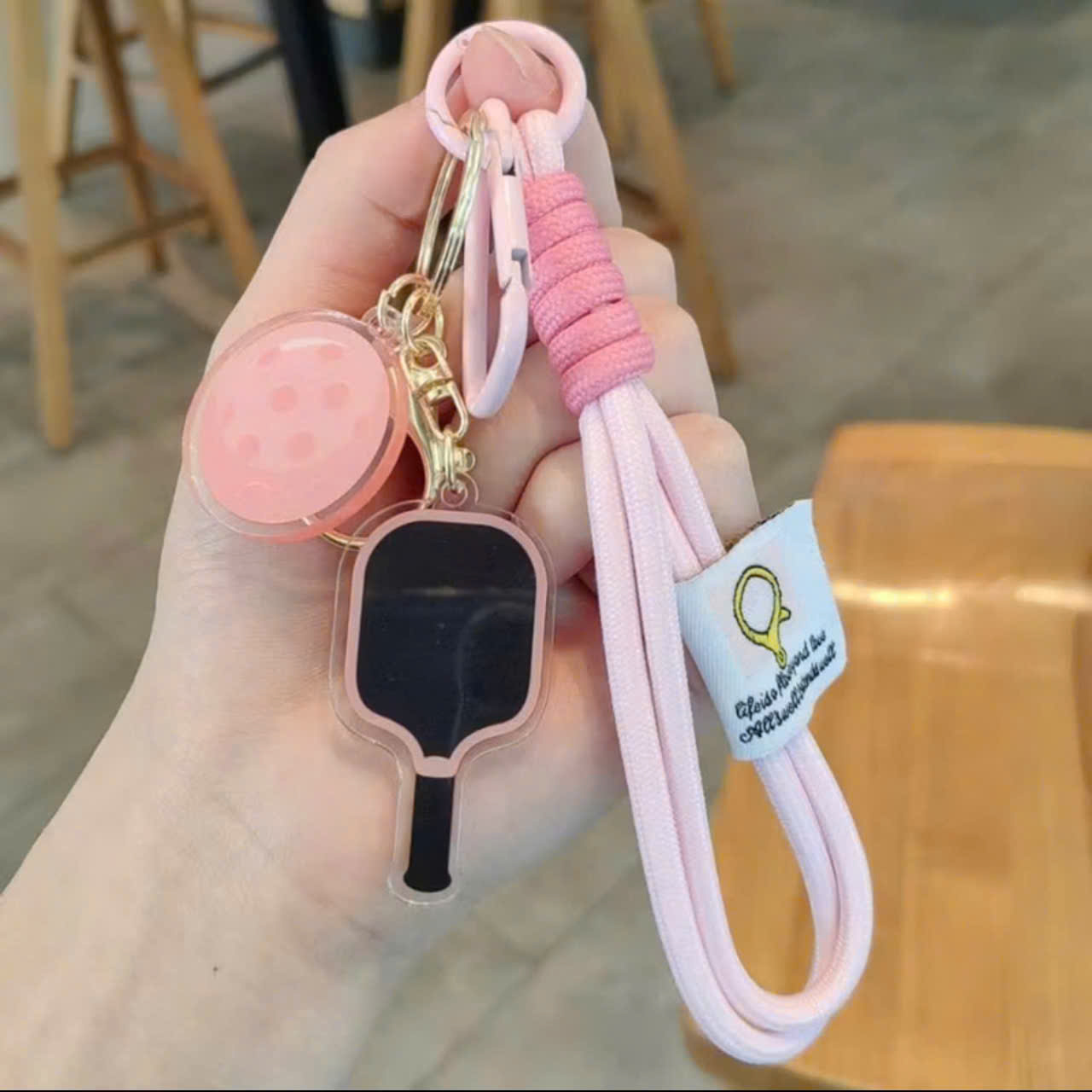 Móc khoá pickleball - quà tặng thể thao