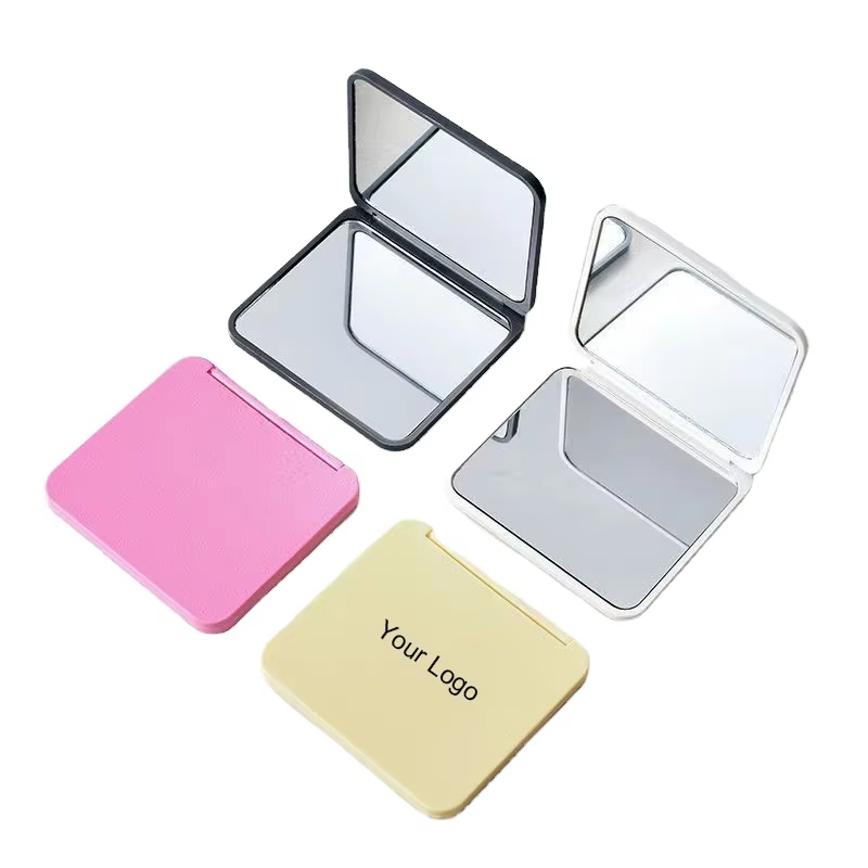 Gương trang điểm gập mini in logo theo yêu cầu
