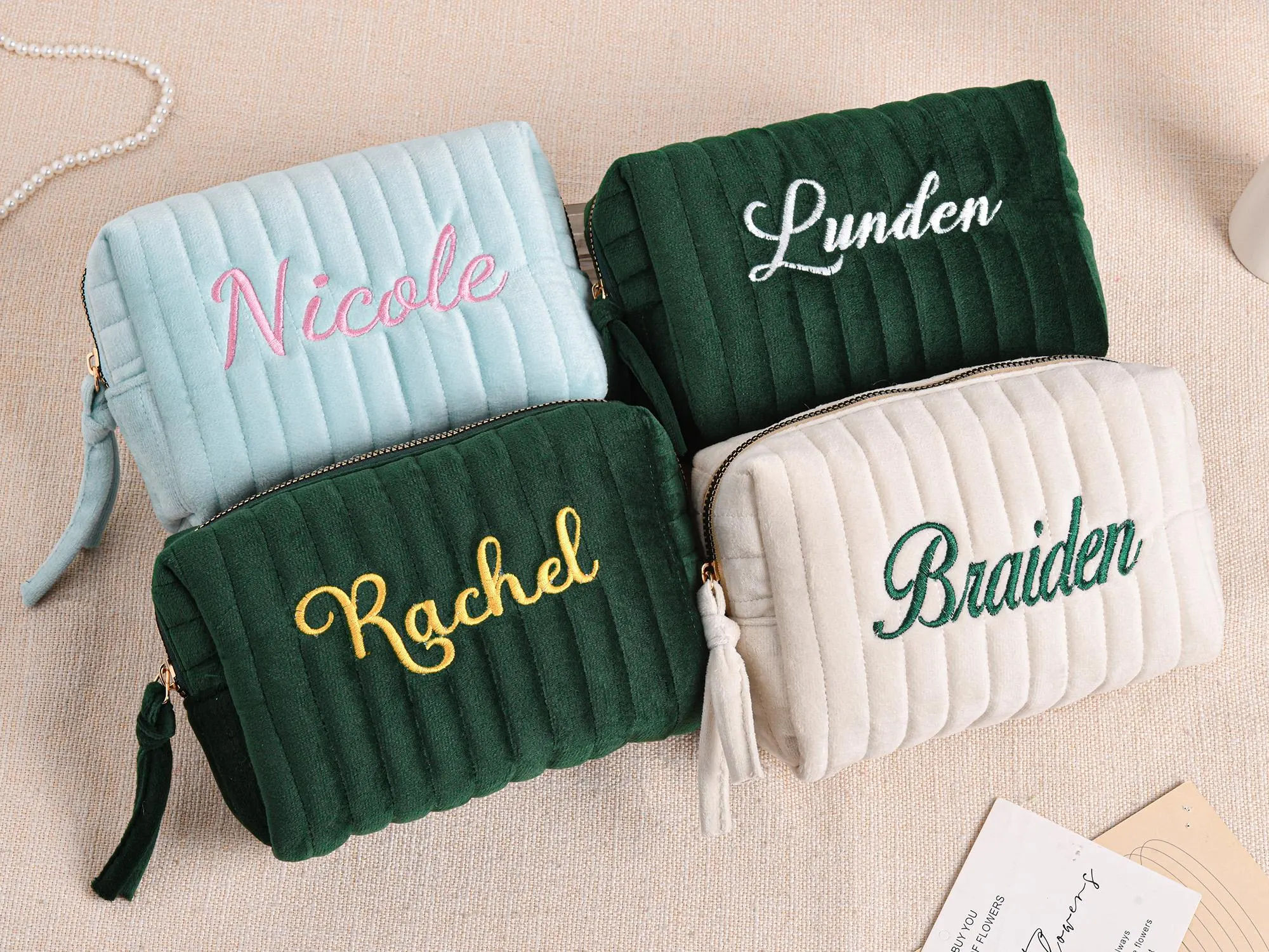Túi nhung thêu logo giá rẻ - Quà tặng Giftgle 1