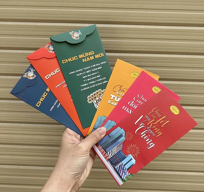 Bao lì xì in logo giá rẻ - Quà tặng Giftgle 1